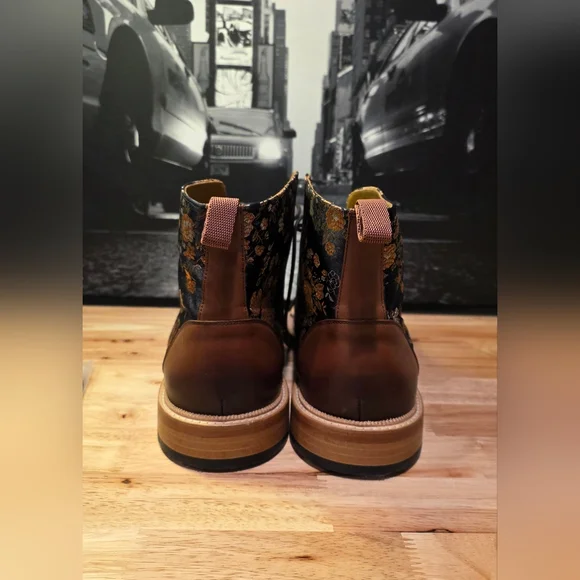 Taft The Jack Boot in Eden 13 US / 46 EU Floral Jacquard - Picture 3 of 6